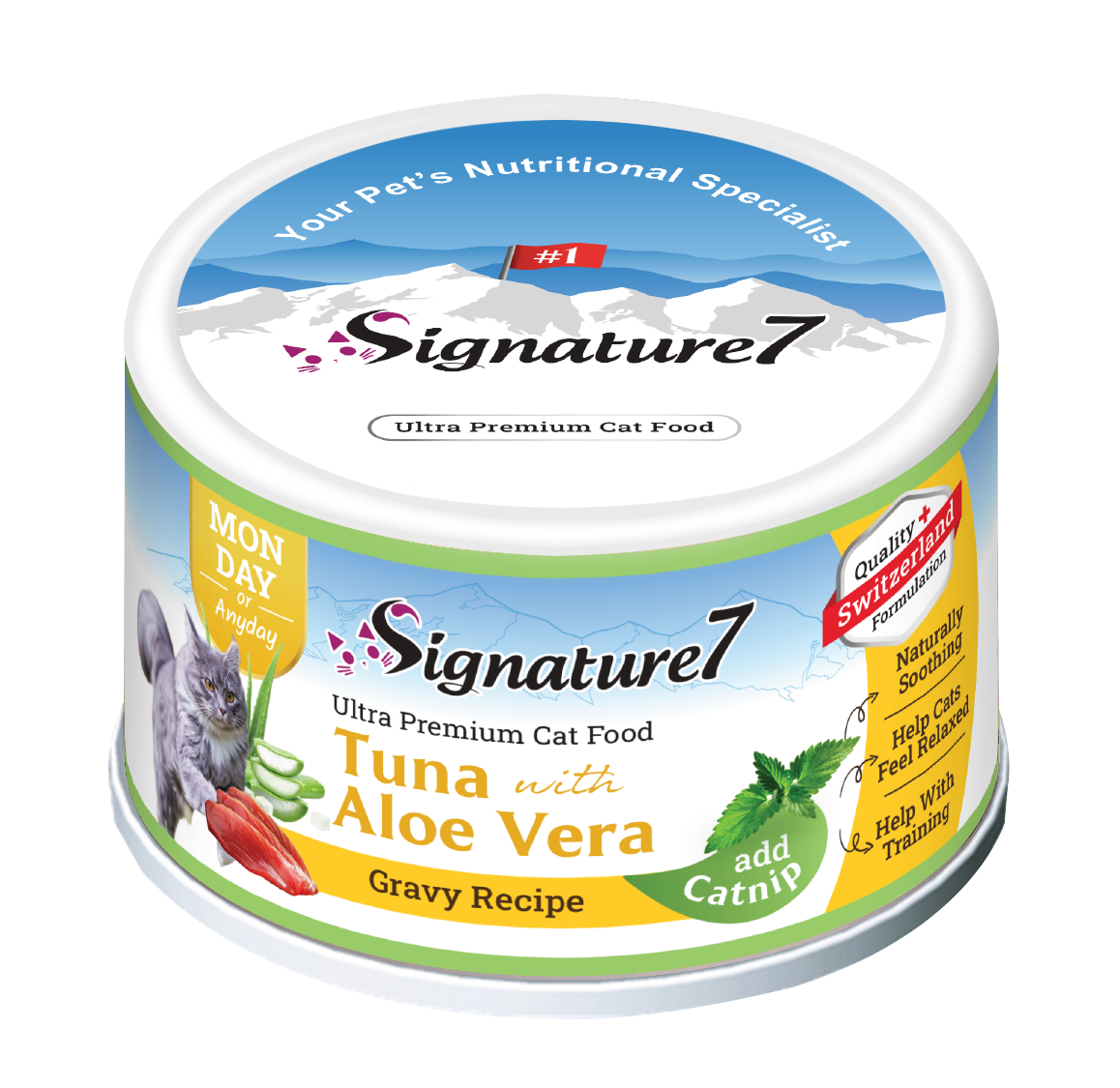Signature7 GRAVY with catnip 7 days variety pack