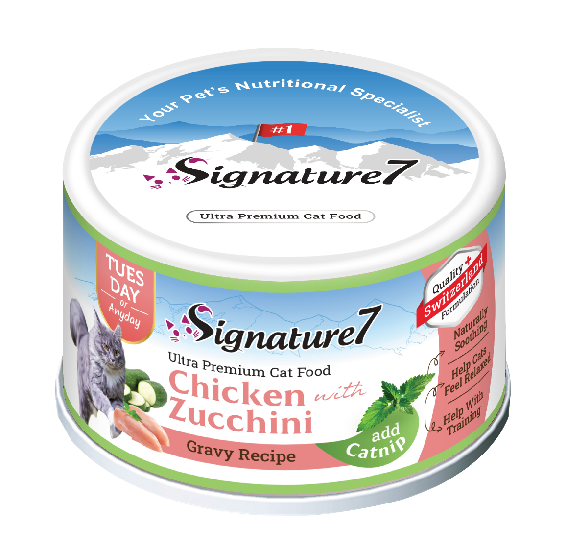 Signature7 GRAVY with catnip 7 days variety pack