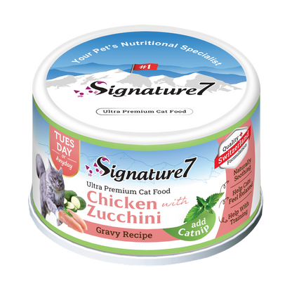 Signature7 GRAVY with catnip 7 days variety pack