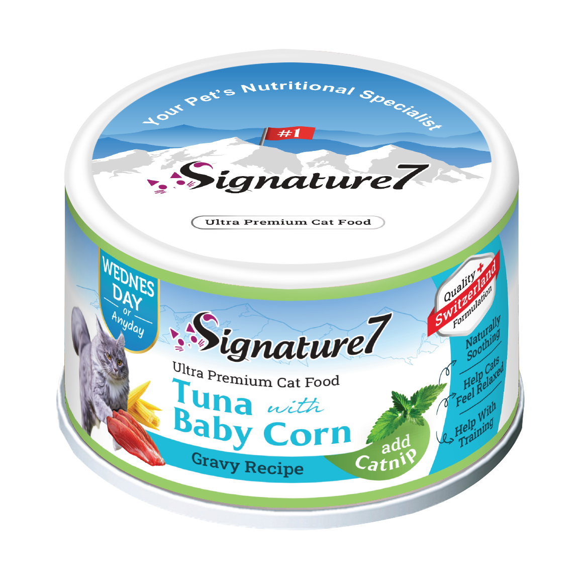 Signature7 GRAVY with catnip 7 days variety pack