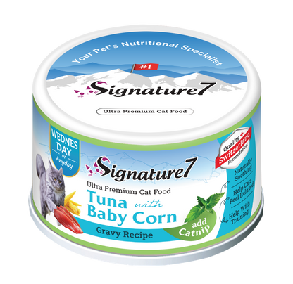 Signature7 GRAVY with catnip 7 days variety pack