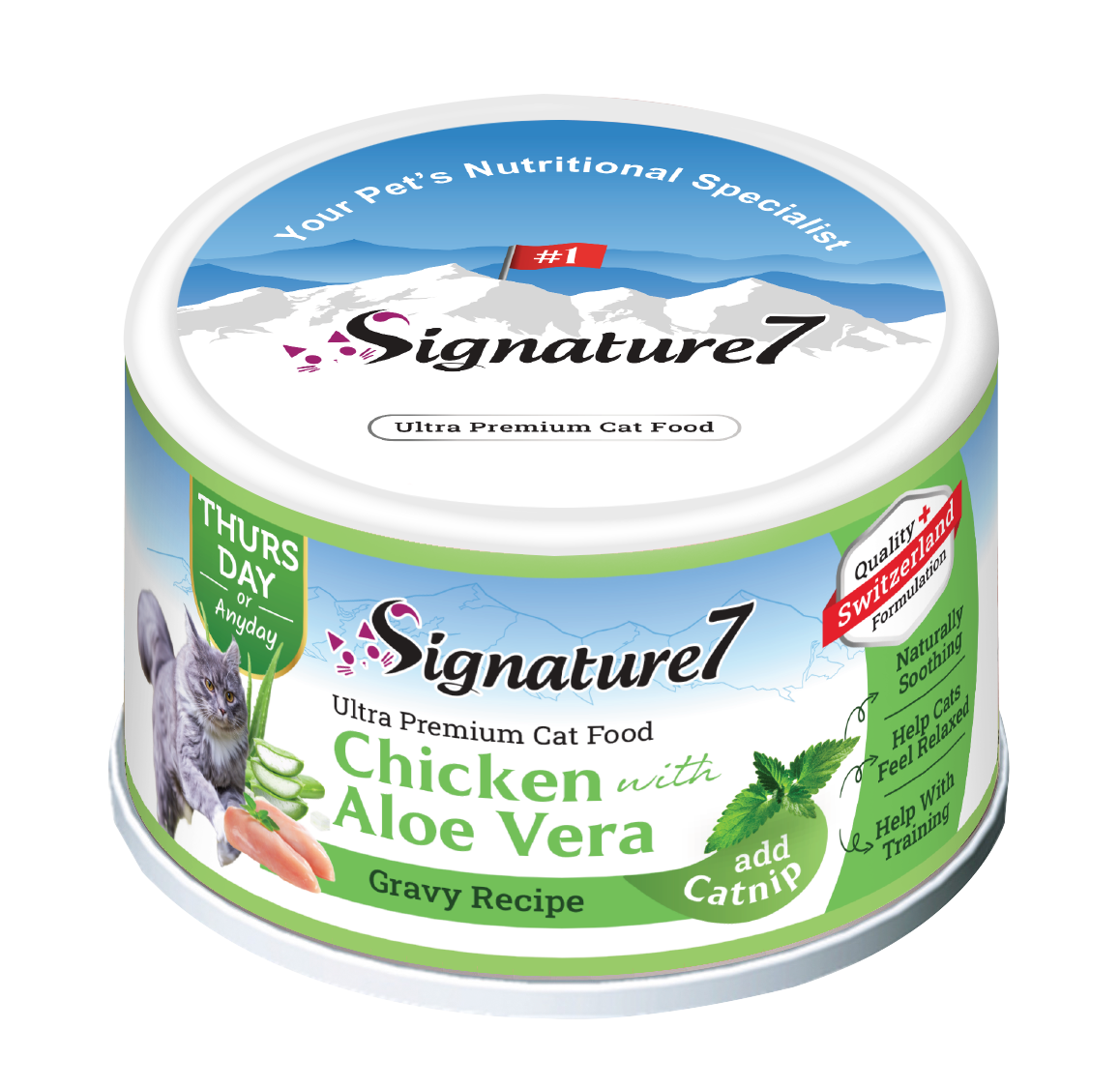 Signature7 GRAVY with catnip 7 days variety pack