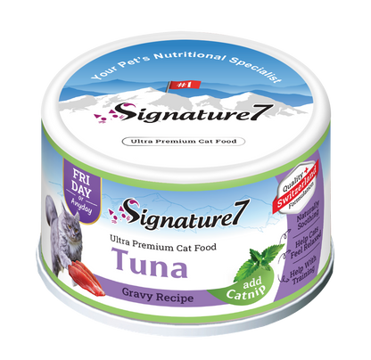 Signature7 GRAVY with catnip 7 days variety pack