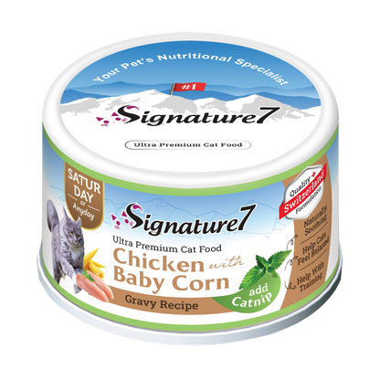 Signature7 GRAVY with catnip 7 days variety pack