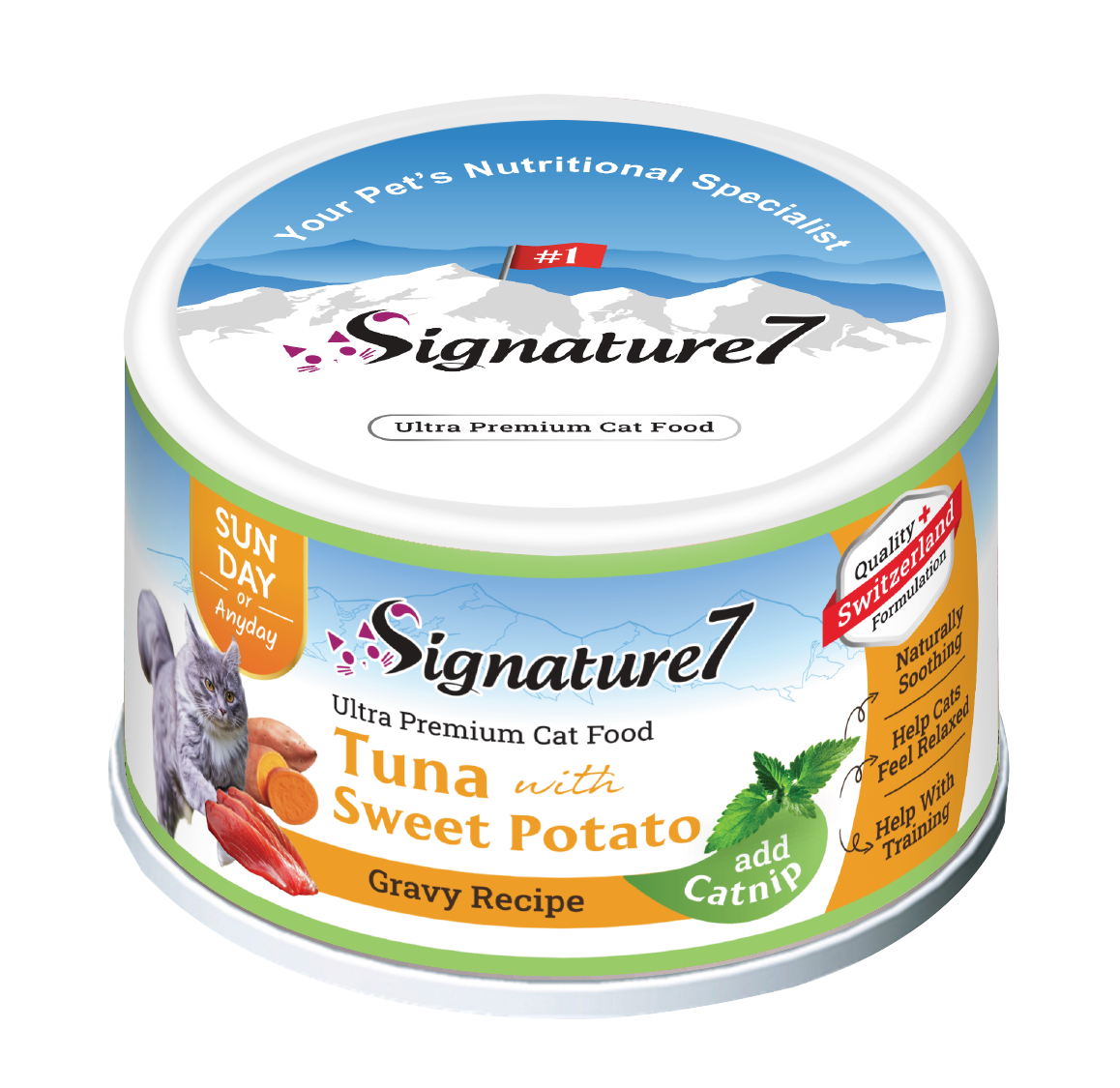 Signature7 GRAVY with catnip 7 days variety pack