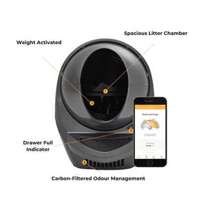 Litter-Robot™ III Open Air Connect Reconditioned - Grey