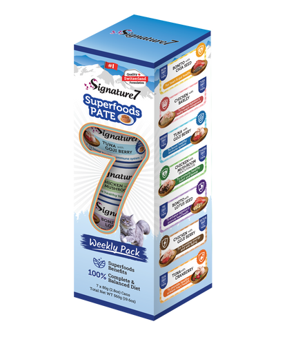 Signature7 Superfoods PATE 7 days variety pack