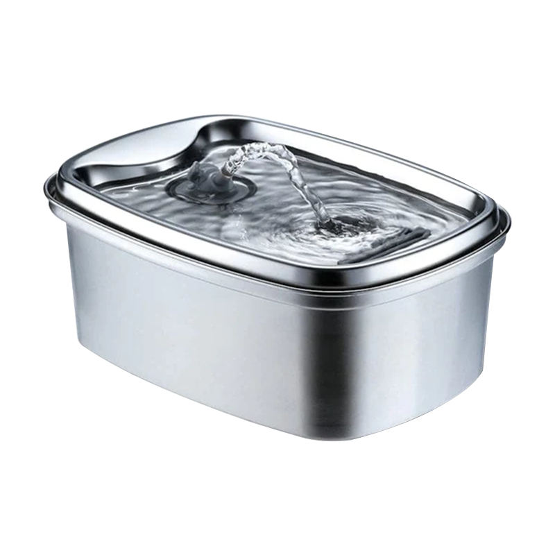 Petwant Stainless Steel Filtered Water Fountain