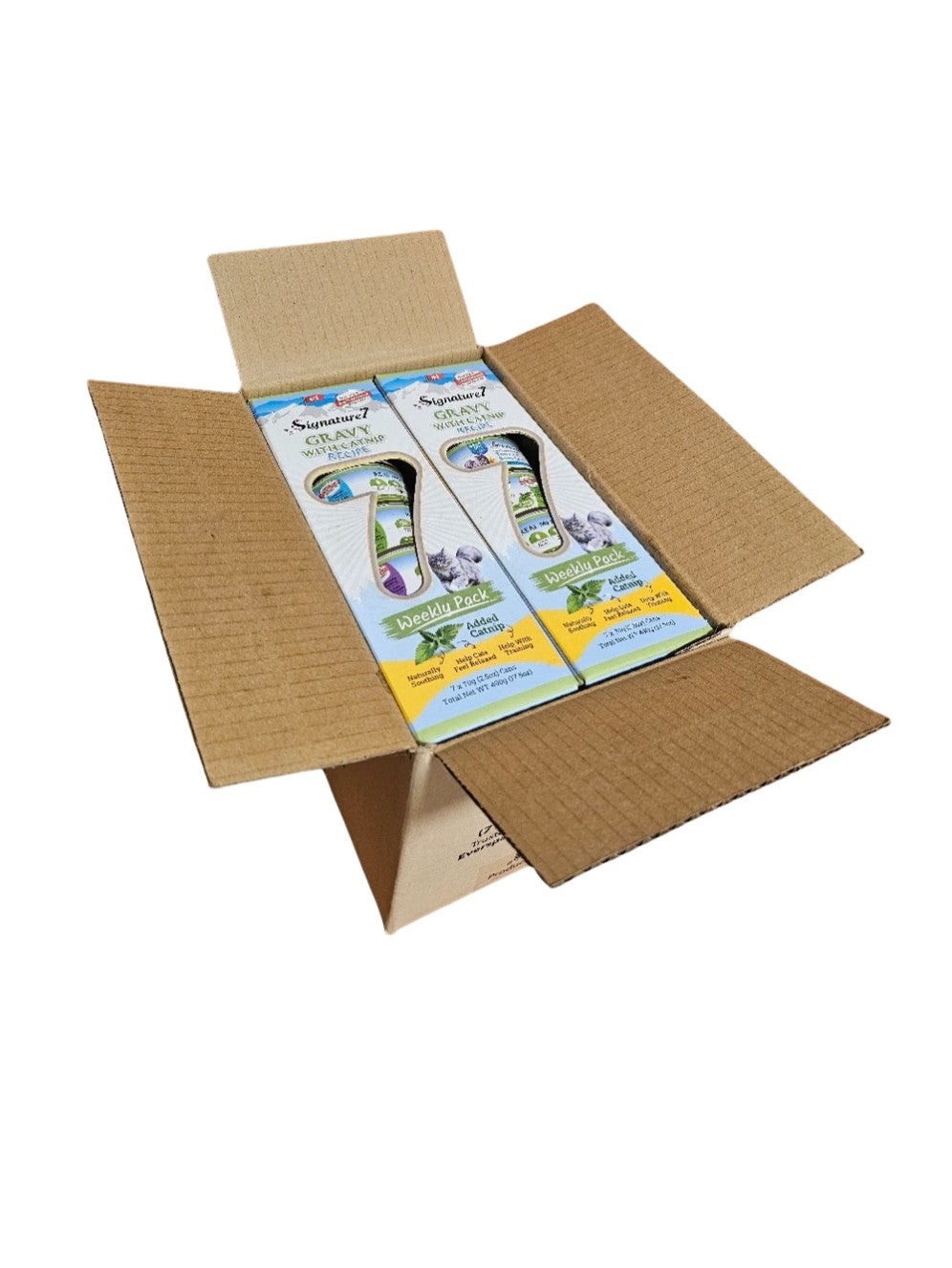 Signature7 GRAVY with catnip 7 days variety pack