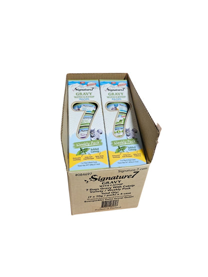 Signature7 GRAVY with catnip 7 days variety pack