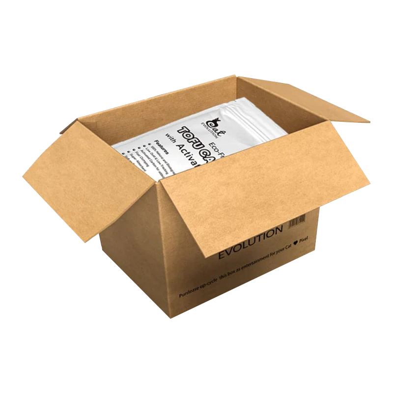 Tofu + Activated Carbon Cat Litter (4 x 6L) Purrfect for Tofu Lovers (not clay).
