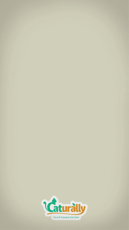 Caturally Clumping Cassava and Corn Cat Litter - 13.5kg (3 x 4.5kg Bags)